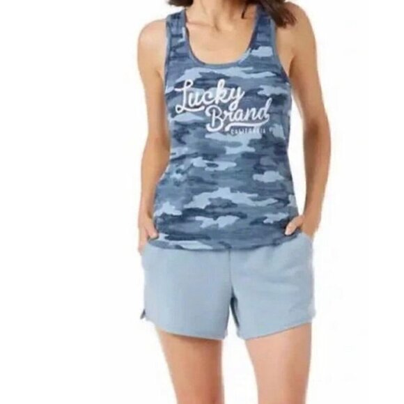 Lucky Brand Camo Printed Logo Tank Size Medium - Picture 5 of 5